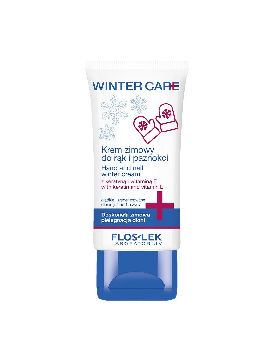 WINTER CARE Hand and nail winter cream with keratin and vitamin E - 50 ml - Floslek