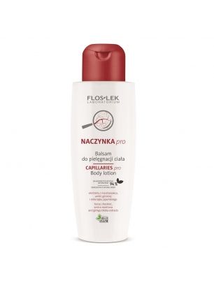 Body care lotion for capillary and sensitive skin with Arnica and Horse Chestnut Floslek NACZYNKA pro