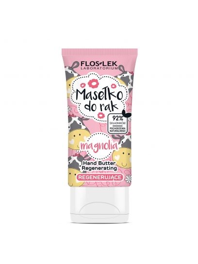 Masełko do rąk regenerujące o cudownym zapachu magnolii FLOSLEK 50ml