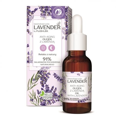 LAVENDER Levandulové pole Olej s levandulí 30 ml FLOSLEK