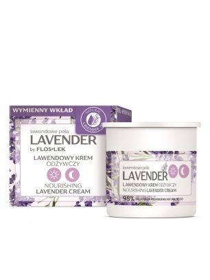 Lavendel nährende Tages- und Nachtcreme Floslek Nachfüllpackung 50 ml