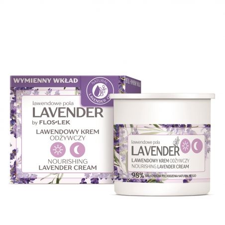 Lavender nourishing day and night cream Floslek refill 50 ml