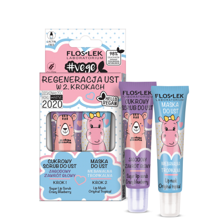 vege lip care регенерація губ у 2 етапи FLOSLEK