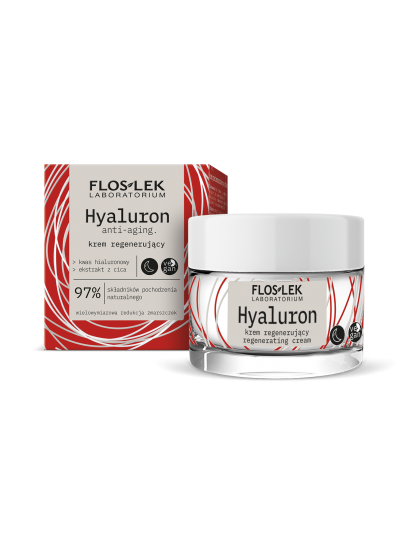 HYALURON Regenerierende Nachtcreme - 50 ml - Floslek
