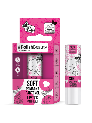 #Vege Lip Care SOFT Lipstick Pantenol - Floslek