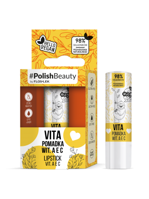 #Vege Lip Care VITA Lipstick Vit. A, E, C - Floslek
