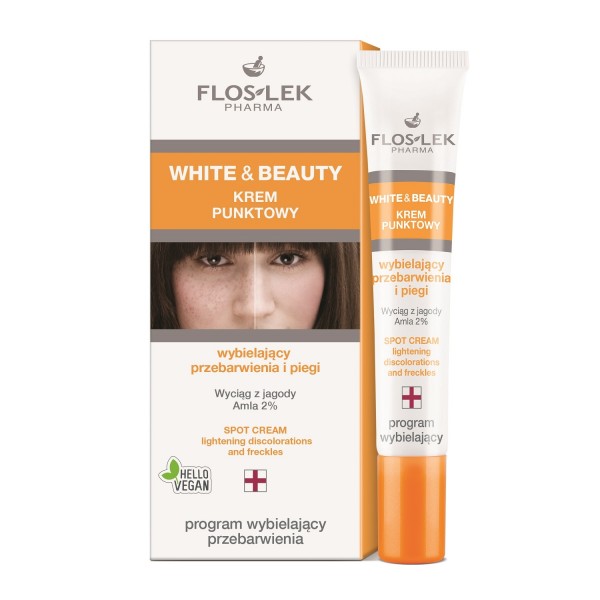 Floslek Krem punktowy wybielający przebarwienia i piegi