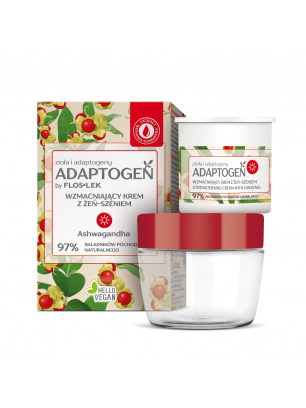 ADAPTOGEN Wzmacniający krem z żeń-szeniem na dzień Floslek 50ml