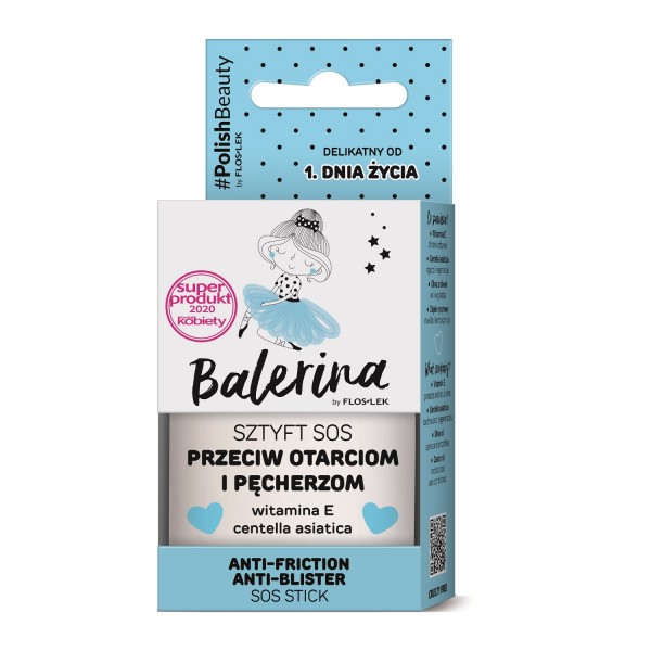Balerina SOS tyčinka proti odřeninám a puchýřům Floslek