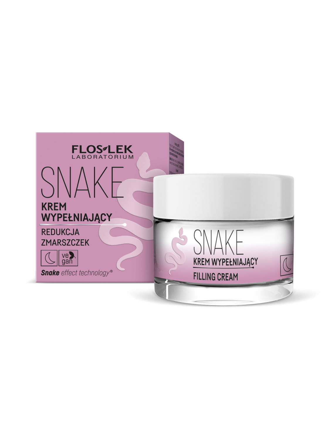 SNAKEナイトフェイスフィラー強化クリーム シワを伸ばす処方 フロスレック スキンケアエキスパート