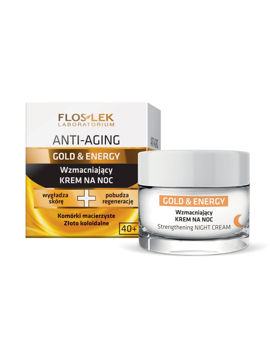 ANTI-AGING GOLD & ENERGY® Strengthening night cream - 50 ml - Floslek