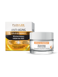 Floslek Anti-Aging Gold &amp; Energie stärkende Nachtcreme mit kolloidalem Gold und Vitamin C