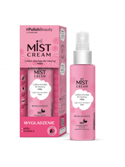 Mist CREAM Lekka emulsja do twarzy róża 110ml Floslek