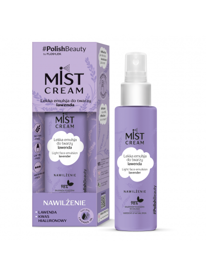 Mist CREAM Lekka emulsja do twarzy lawenda 110ml Floslek