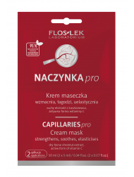 Cream in the form of a nourishing mask for capillary skin NACNENOCKS pro Floslek Sachet 2x5 ml