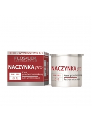 Nachfüllbare Nachfüllpackung Anti-Falten-Creme FINE für empfindliche und vaskuläre Haut Tag und Nacht FLOSLEK 50ml