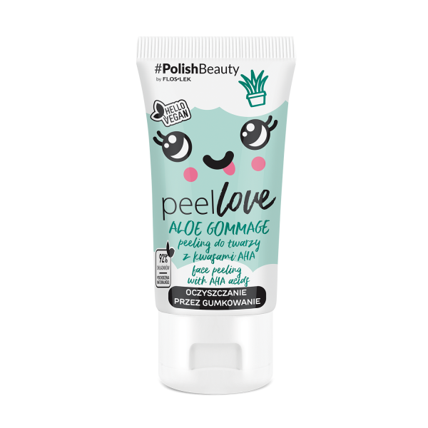 peelLOVE Gommage peeling s aloe vera FLOSLEK veganský peeling