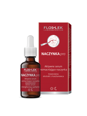Serum for the face and under the eyes NACNKA pro for dilated and bursting vessels for day and night FLOSLEK 30ml