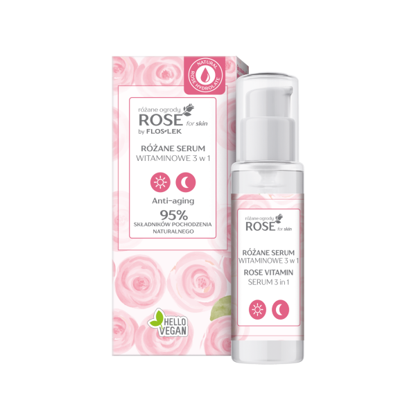 ROSE for skin Rosen-Vitamin-Serum 3-in-1 FLOSLEK