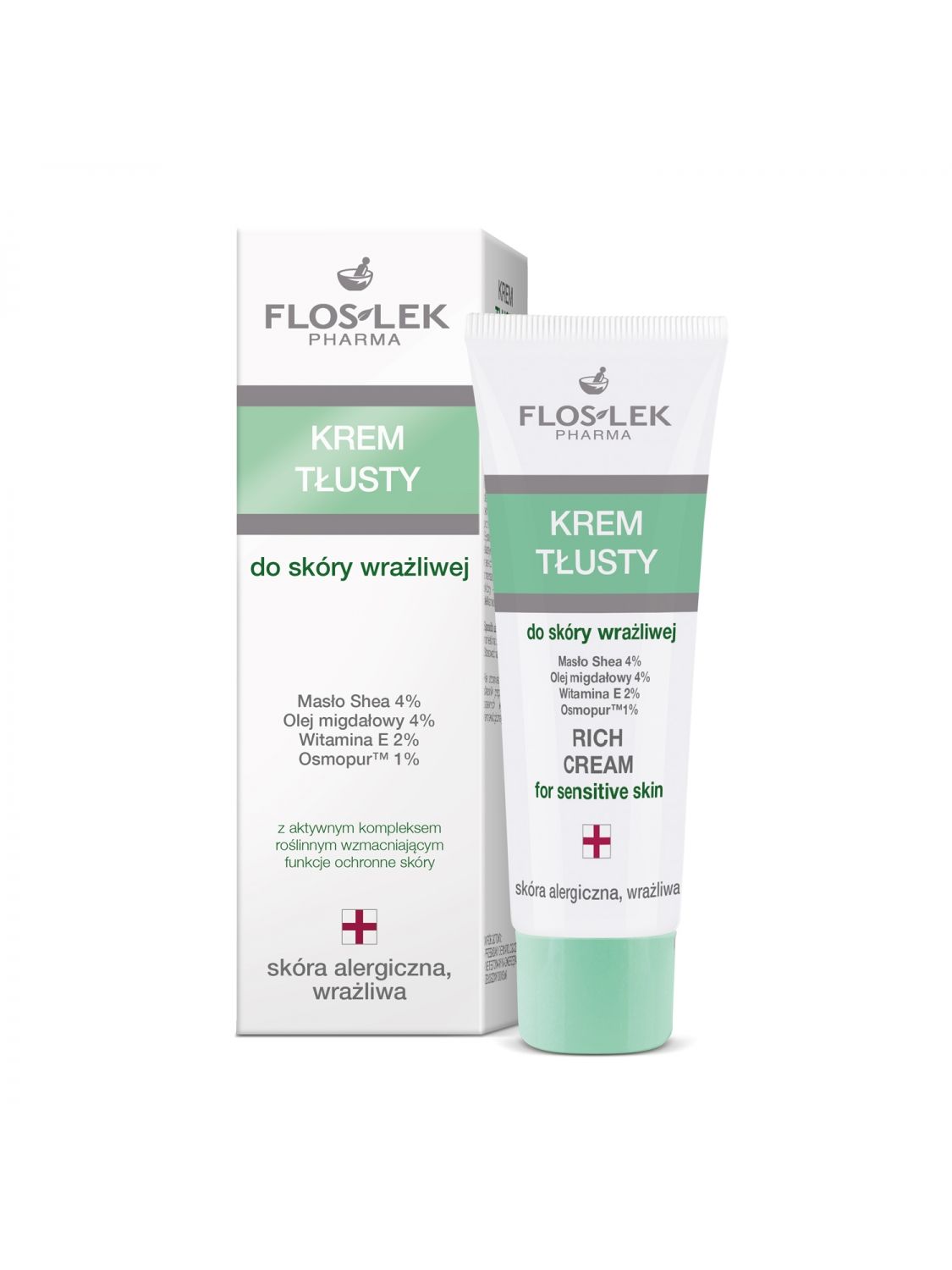 Rich cream for sensitive skin - 50 ml - Floslek