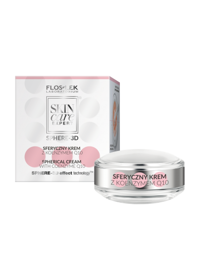 Anti-wrinkle regenerating spherical cream SKIN CARE EXPERT® SPHERE-3D with coenzyme Q10 FLOSLEK ScE SPHERE 3D