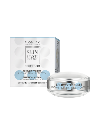SKIN CARE EXPERT® SPHERE-3D spherical face cream with hyaluronic acid FLOSLEK ScE SPHERE 3D