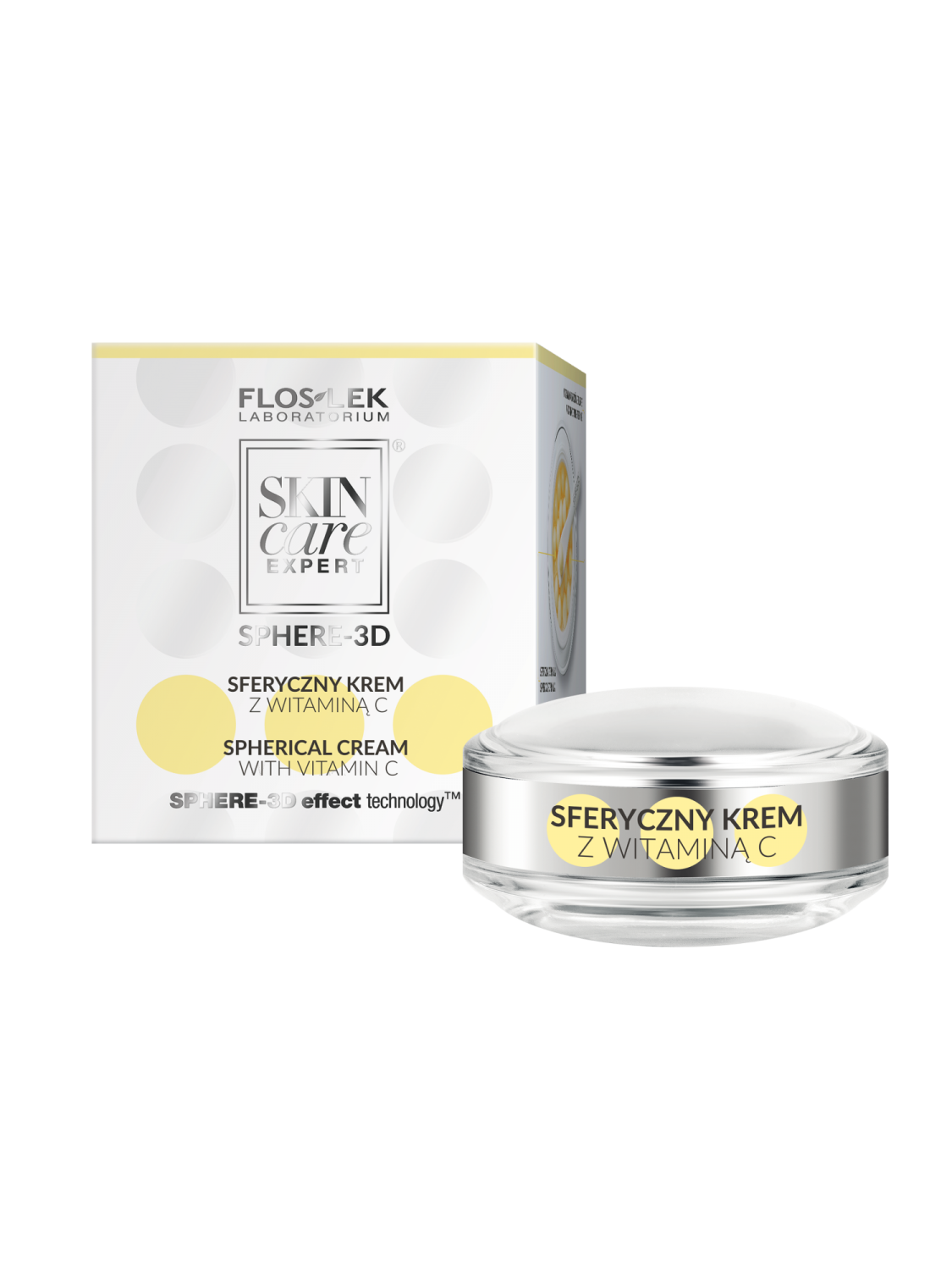 SKIN CARE EXPERT® SPHERE-3D Sphärische Creme mit Vitamin C 11,5 g - Floslek