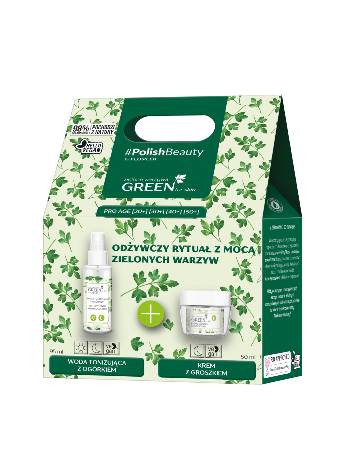 GREEN for skin PRO AGE care kit Floslek