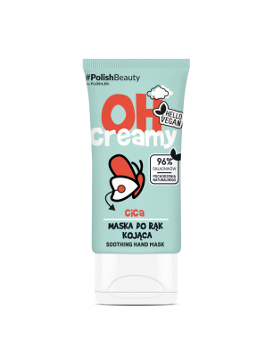 О, вершковий! Заспокійлива маска для рук CICA 50мл - FLOSLEK