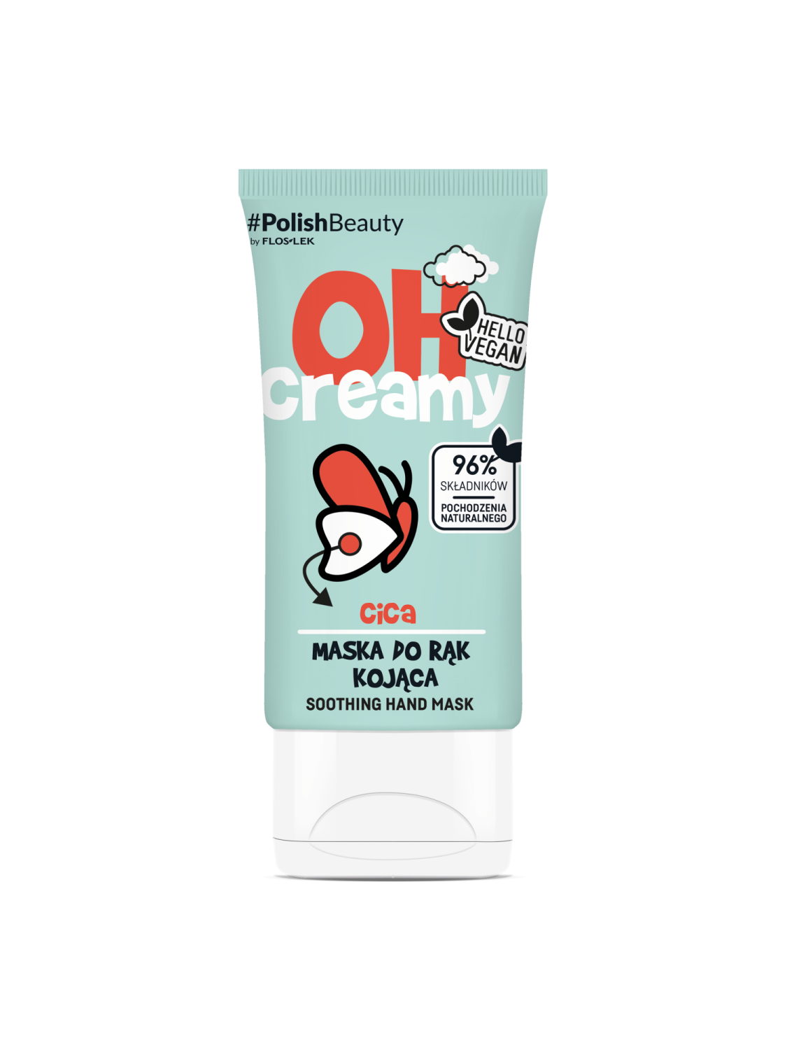 OHクリーミー！CICA スージングハンドマスク 50ml - FLOSLEK