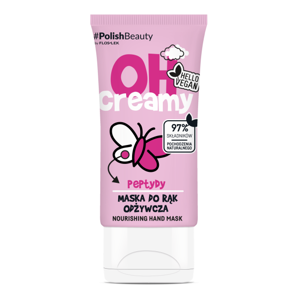 Живильна маска для рук OH Creamy PEPTYDY 50 мл - FLOSLEK
