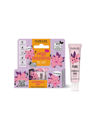 vege lip care Wazelina Vege do ust PURE 10g - FLOSLEK