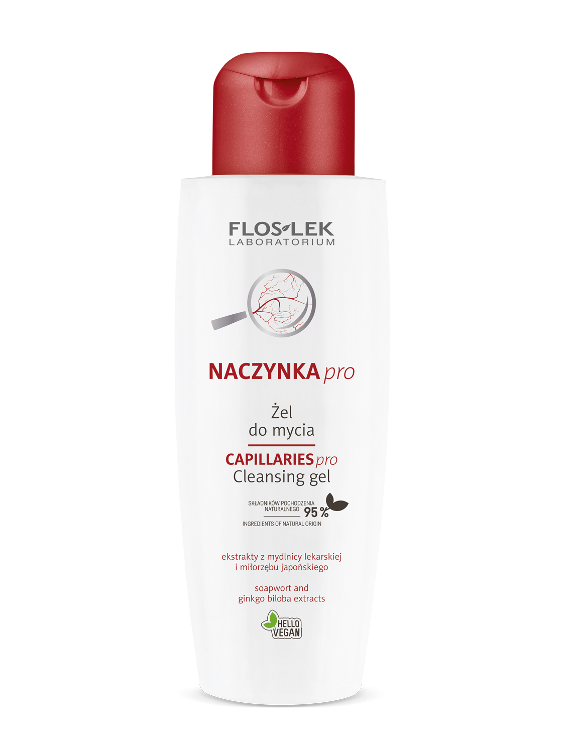 CAPILLARIES pro® Cleansing gel - 200 ml - Floslek