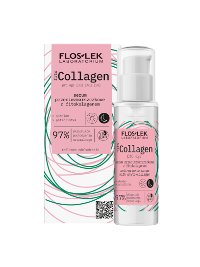 PhytoCOLLAGEN pro age Anti-wrinkle serum with phytocollagen 30 ml Floslek