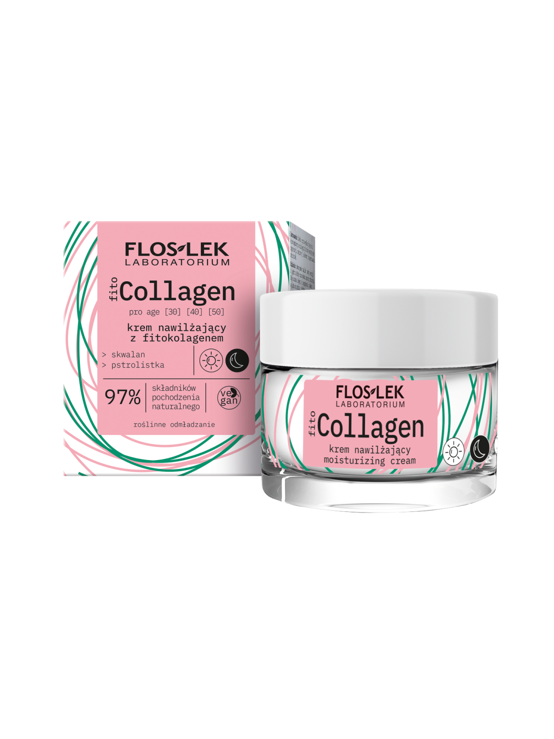 PhytoCOLLAGEN pro age Hydratační denní a noční krém s fytokolagenem Floslek