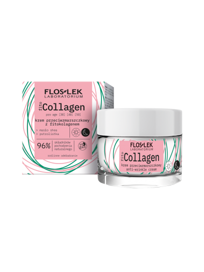 fitoCOLLAGEN pro age Krem przeciwzmarszczkowy z fitokolagenem na dzień i na noc Floslek