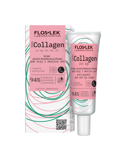 PhytoCOLLAGEN pro age Anti-Falten-Creme für Augen und Lippen 30 ml - Floslek