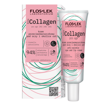 フィトコラーゲン・プロエイジ 目元と口元のシワ対策クリーム 30ml - Floslek