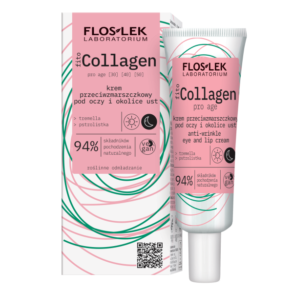PhytoCOLLAGEN pro age Krém proti vráskám na oči a rty 30 ml - Floslek