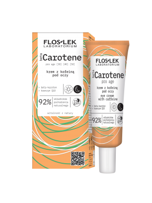 カフェイン配合βカロテン・プロ・エイジ・アイクリーム 30ml - Floslek