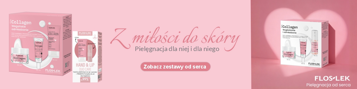 Zestawy kosmetyków FLOSLEK na Walentynki – pielęgnacja dla niej i dla niego